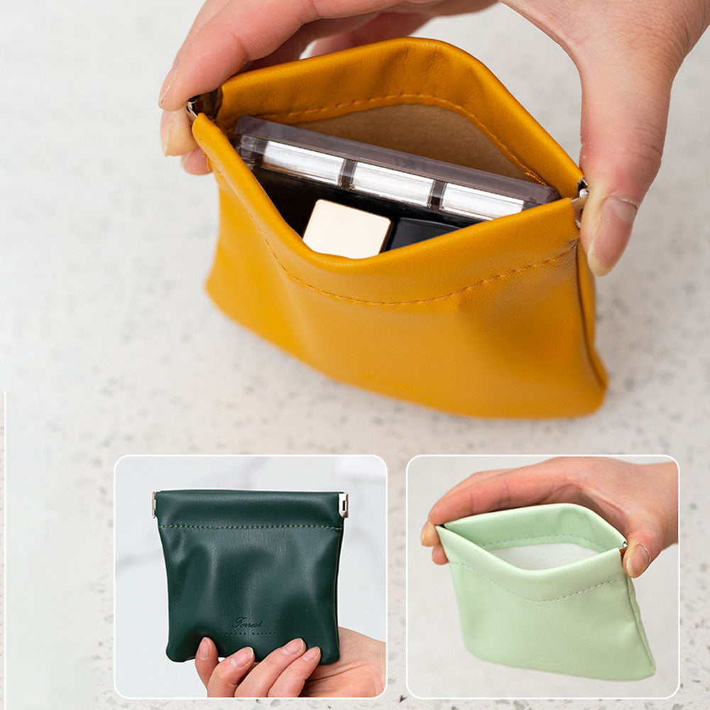 Portable PU Leather Sundries Storage Bag Data Cable Cosmetics Lipsticks Carrying Pouch Portable PU Leather Sundries Storage Bag Data Cable Cosmetics Lipsticks Carrying Pouch